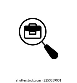 Looking Job icon in vector. Logotype