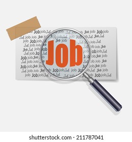 Looking for Jobs,vector