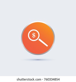 looking for money icon