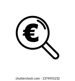 Looking for Money Icon Vector