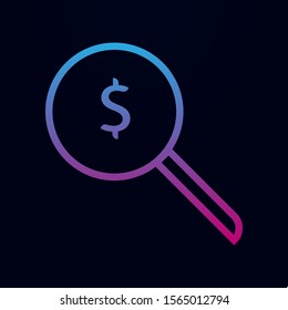 Looking for money nolan icon. Simple thin line, outline vector of finance icons for ui and ux, website or mobile application
