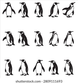 Looking for the perfect penguin clip art? Download this adorable, high-quality vector illustration featuring a cute penguin design. Perfect for winter themes, holiday crafting, kids' activities, and festive graphic design projects. Available in multiple versatile formats for easy editing.