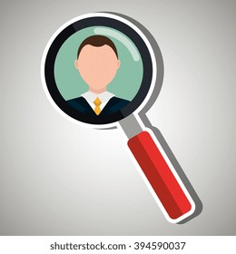 looking person design 