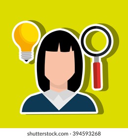 looking person design 