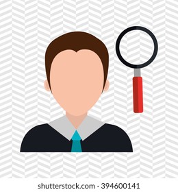 looking person design 
