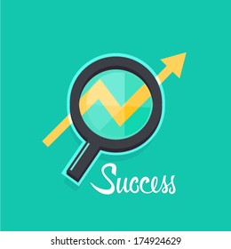 Looking for success icon