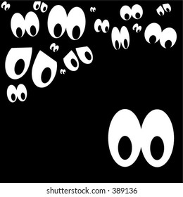 Looking at you! Full editable vector images