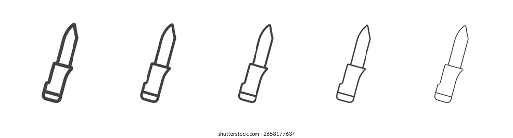 lookout tower icon flat thin illustration symbol