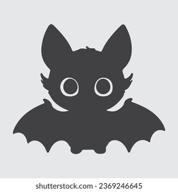 Looks like a cat Silhouette vector