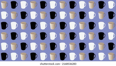 Looks like cup of coffee background pattern that suitable for coffee shop background.