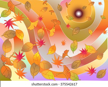 It looks like a dead leaf dances in wind.