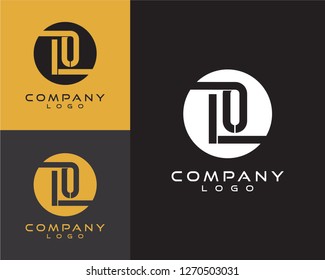 Lool Initial Logo Design Letter Circle Stock Vector (Royalty Free ...