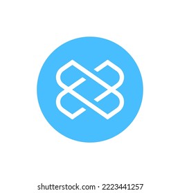 Loom Network (LOOM) icon isolated on white background.