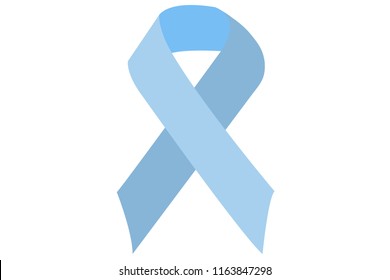 Loop of blue color on white background.