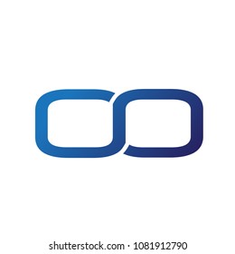 ?nfinity Loop Chain or Link Icon Emblem Logo
