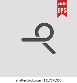 Loop figure icon.Vector illustration.