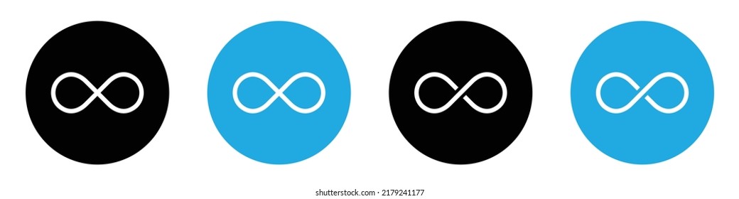 Loop Icon. Infinity Icon. Infinite Icon. Endless Icon, Vector Illustration