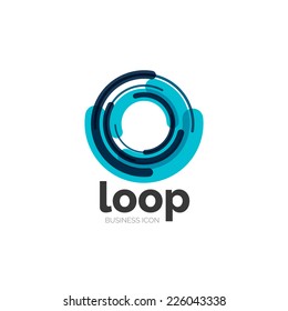 Loop, Infinity Business Icon, Logo Abstract Design