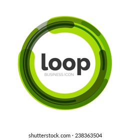 Loop, unendliches Geschäftssymbol, abstraktes Logo