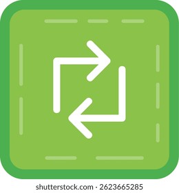 Loop Line vector Icon Design
