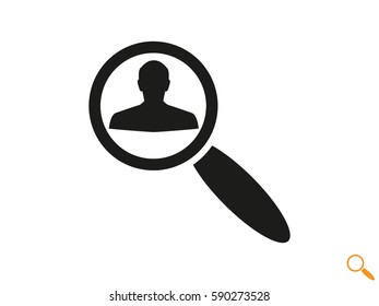 loop, man icon, vector illustration eps10
