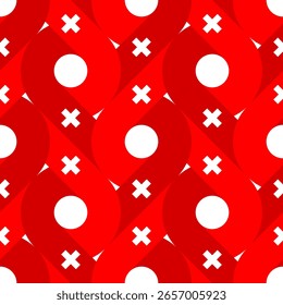 loop pattern of switzerland flag. stripes background for decoration. vector illustration