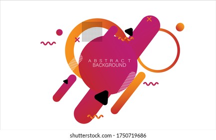 lazo, fondo futurista con lustración.