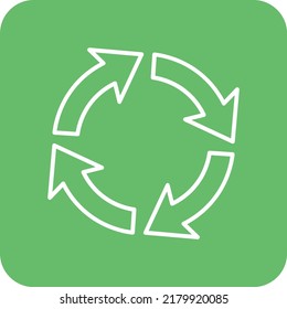 Loop vector icon. Can be used for printing, mobile and web applications.