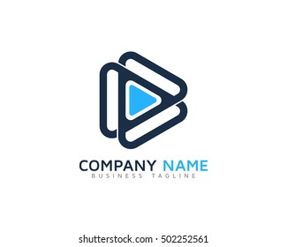 Loop Video Logo Design Template Stock Vector (Royalty Free) 502252561
