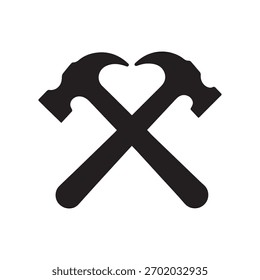 Looped Abstract Hammer Design Representing Durability Continuity and Determination