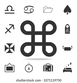 Looped square icon. Detailed set of web icons. Premium quality graphic design. One of the collection icons for websites, web design, mobile app on white background