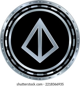 loopring-lrc coin vector illustrations. 3d illustration. vector coins.