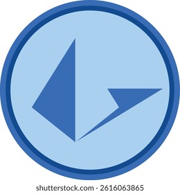 loopring-lrc cryptocurrency logo on abstract background. 3d illustrations.