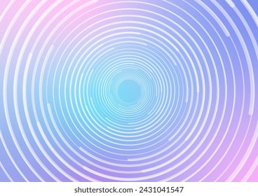 Loops circle pattern graphic blue presentation background. vector illustration.