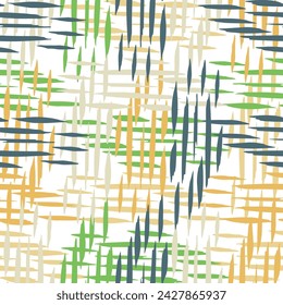 Loops and small dots. Grunge vector basic shapes, curved thick strokes.  Abstract brush drawn curved lines colorful ornament. 