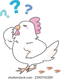 A loose chicken character that forgets after walking 3 steps 2