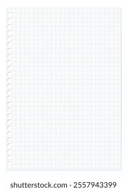 loose leaf paper, grid paper, filler paper, dashed line