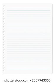 loose leaf paper, lined paper, ruled, square dotted ruled line paper, filler paper