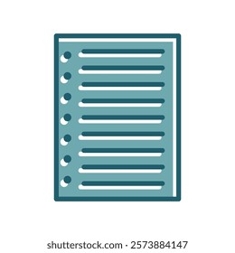 loose paper icon vector design template simple and clean