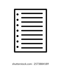 loose paper icon vector design template simple and clean