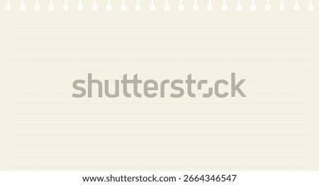 Loose-Leaf Ruled Paper Notebook Background