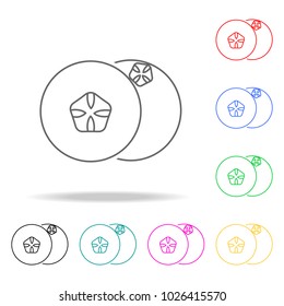 loquat icon. Element fruits multi colored icons for mobile concept and web apps. Thin line icon for website design and development, app development. Premium icon on white background