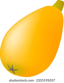 The loquat isolated on white background