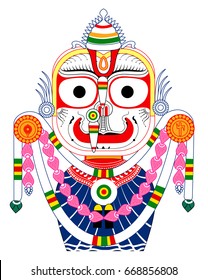 Lord Balabhadra colorful pattachitra created on 30th June