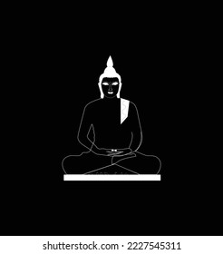 Lord Buddha Beautiful Vector Art