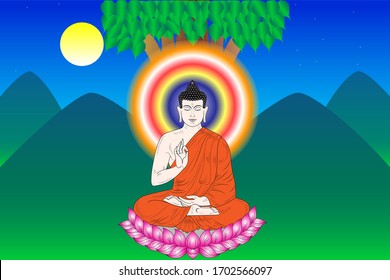 Lord buddha, meditating under bo tree, poya day, buddhist, buddhism, sri lankan traditions, path to salvation