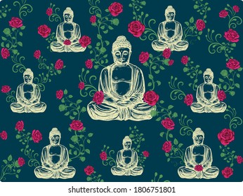 Fondo de pantalla del fondo de pantalla del Lord buddha rose