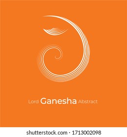 lord GANESHA in abstract graphical form