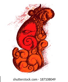 Lord Ganesha illustration/vector