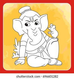 Lord Ganesha with mouse
